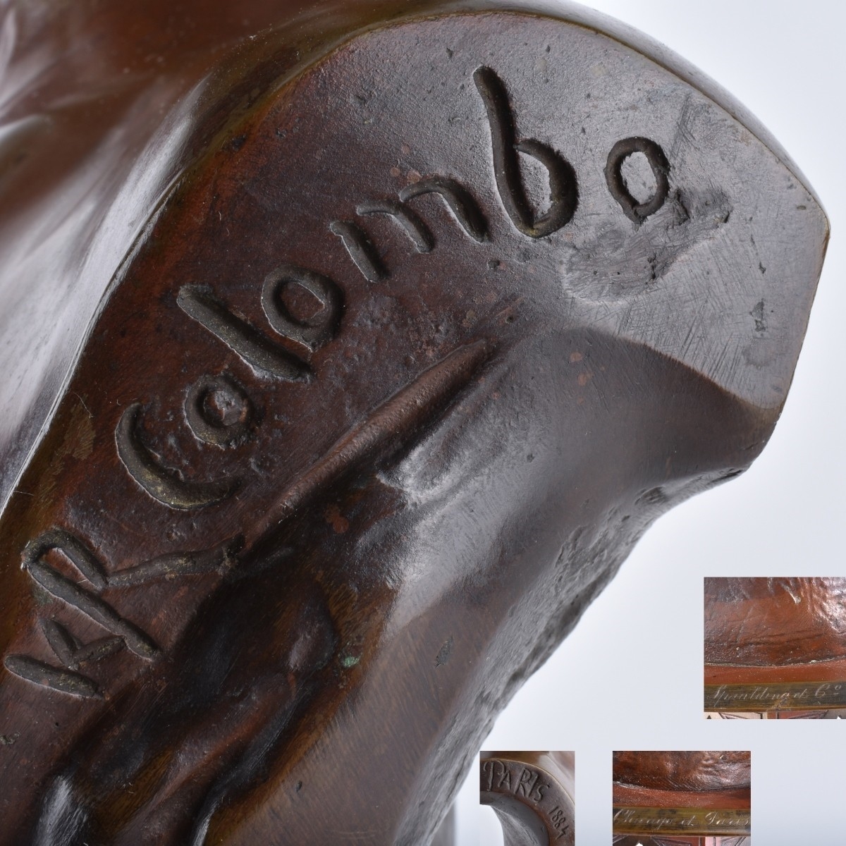 Artwork by Renzo Colombo, Boheme Orientale, Made of Bronze Sculpture