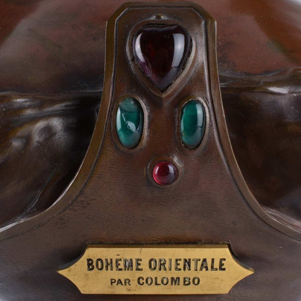 Artwork by Renzo Colombo, Boheme Orientale, Made of Bronze Sculpture