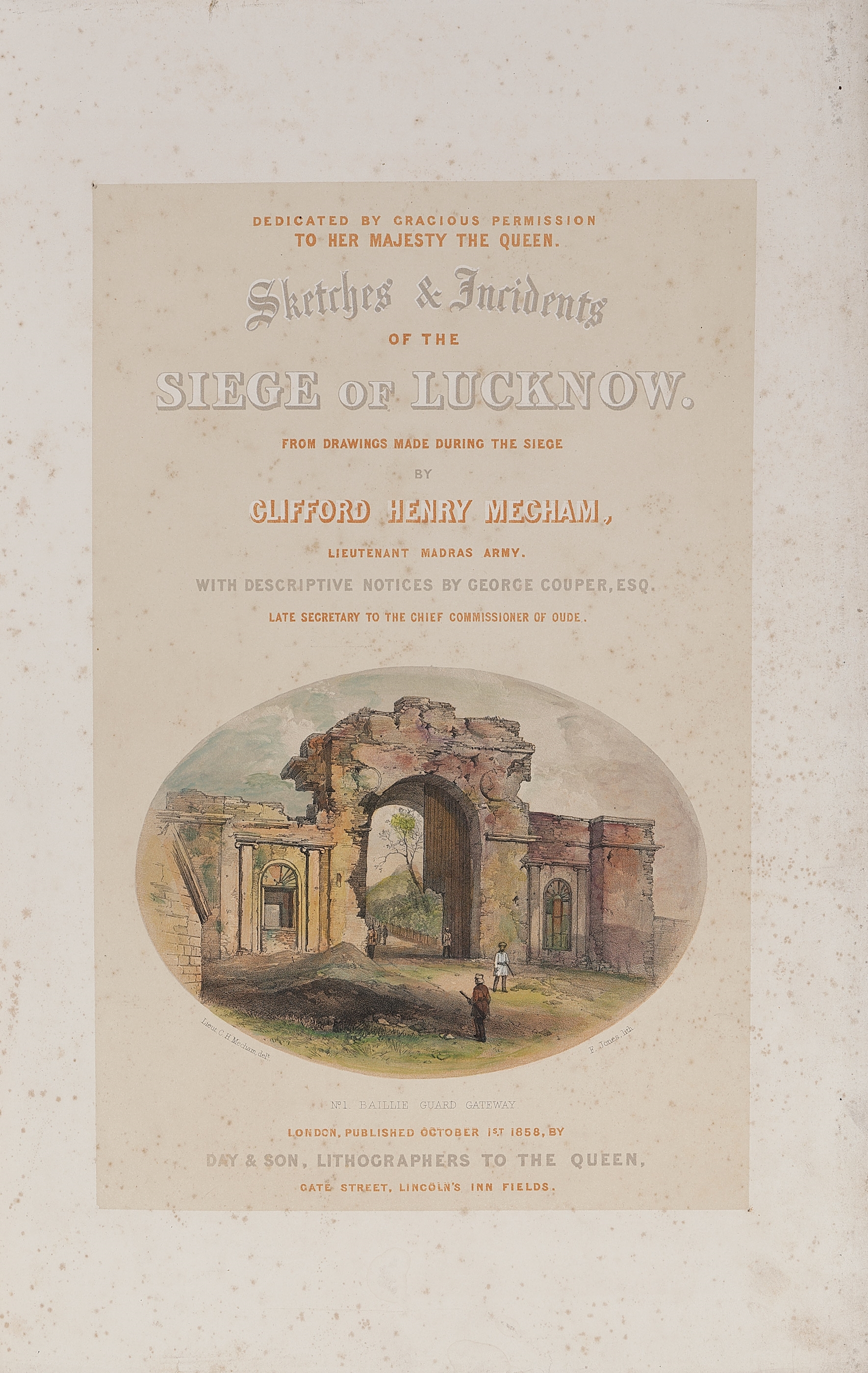 Clifford Henry Mecham | Sketches and Incidents of the Siege of Lucknow ...