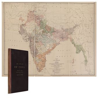 An Atlas of Twelve Maps of India - Trelawney Saunders