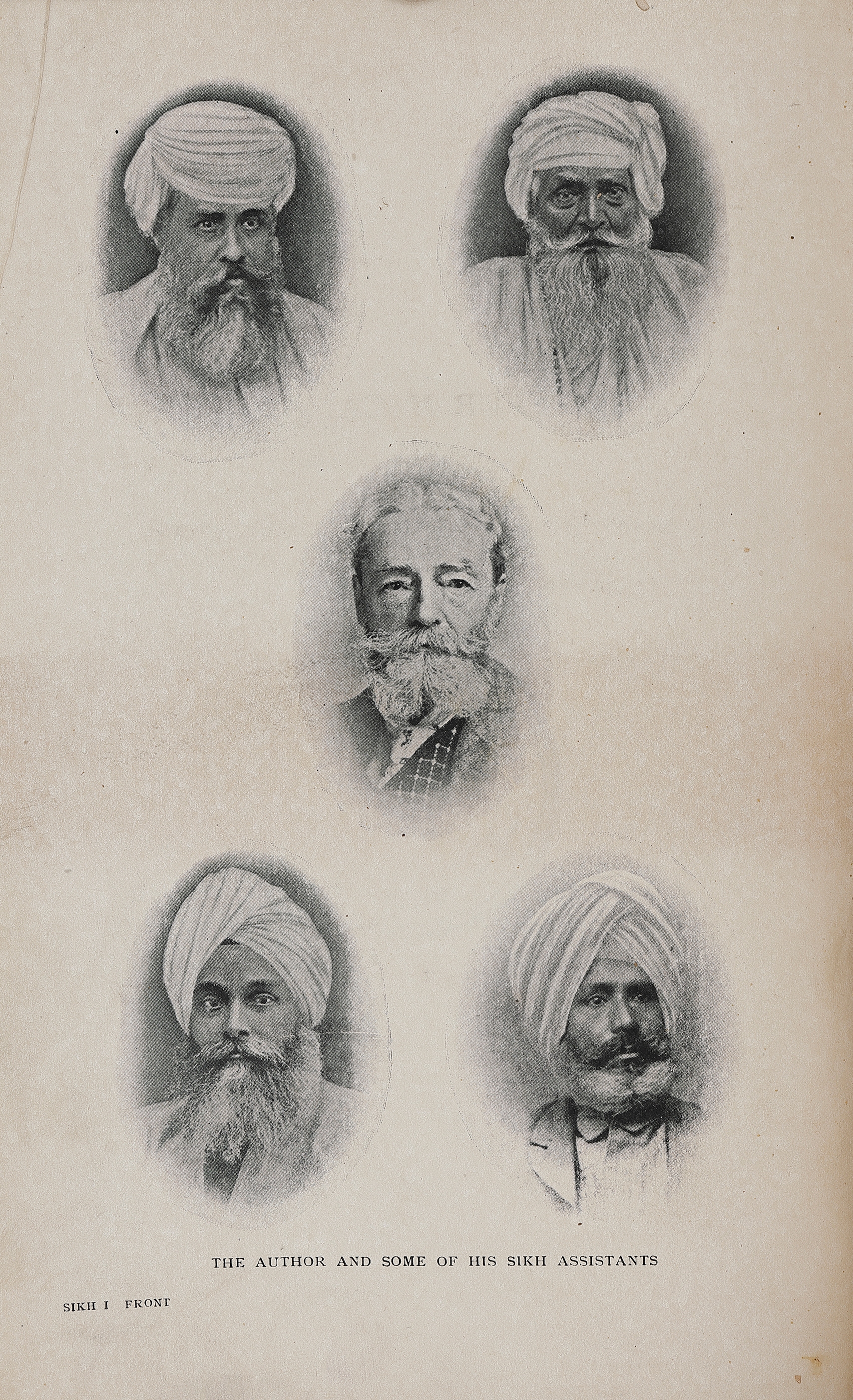 Artwork by Max Arthur Macauliffe, The Sikh Religion: its Gurus, Sacred Writings and Authors, Made of photograph