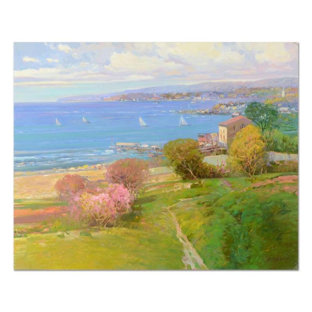 Artwork by Ming Feng, Panoramic View, Made of Oil