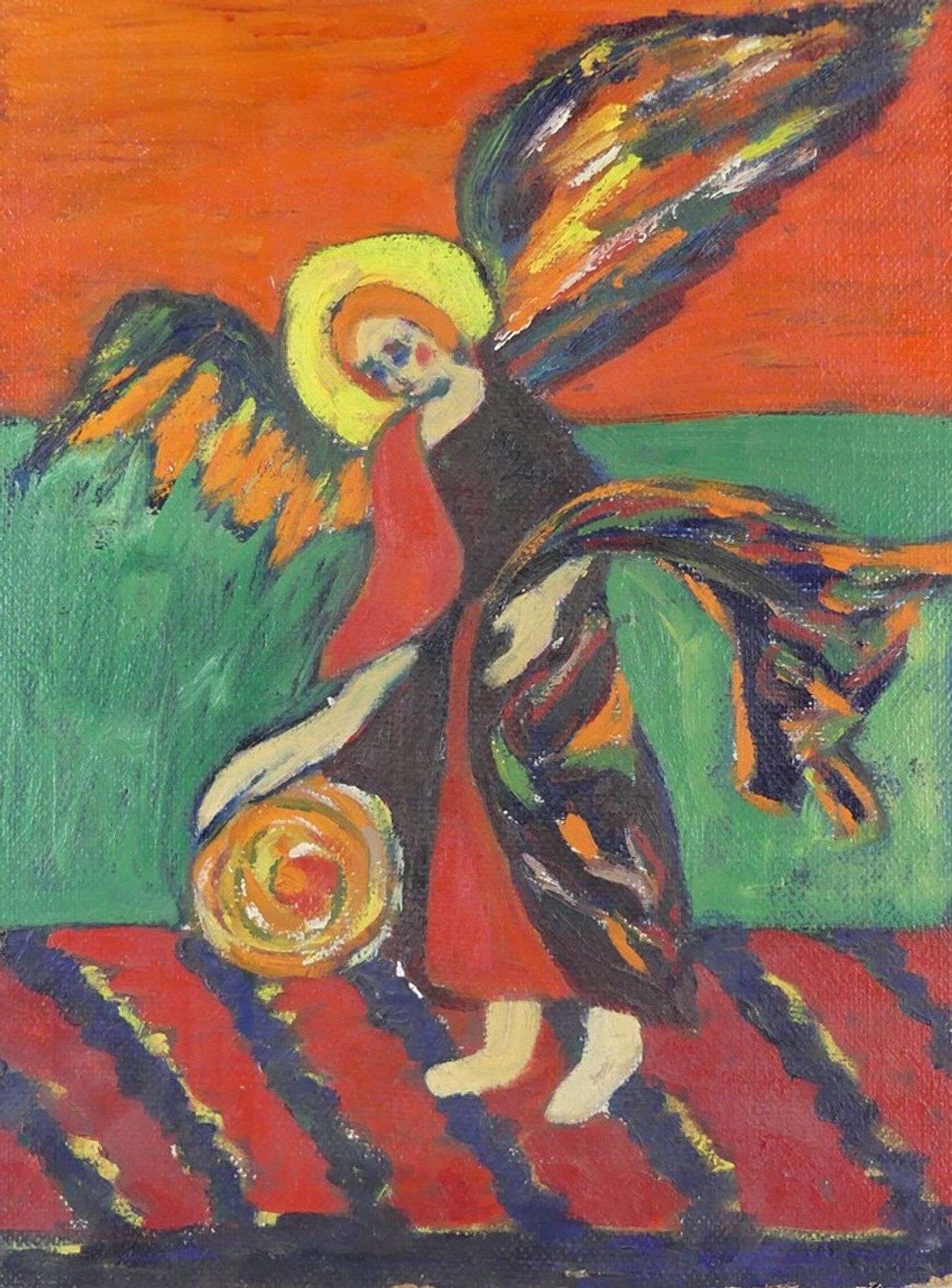 Artwork by Clara Samuels, Connecting, Made of oil on canvas