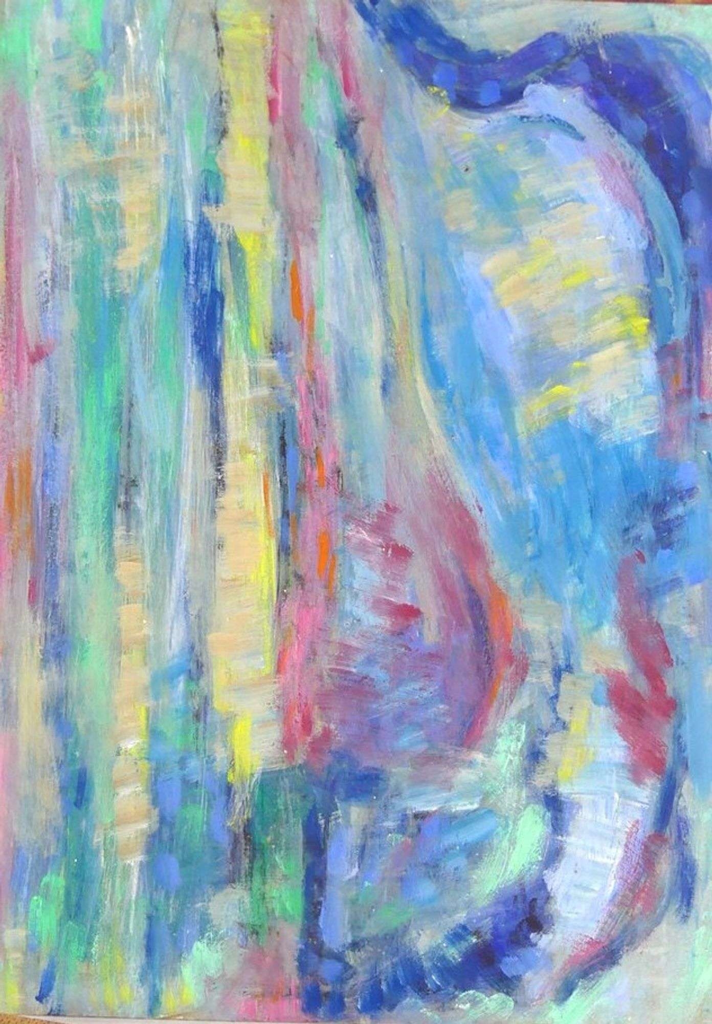 Artwork by Clara Samuels, Connecting, Made of oil on canvas