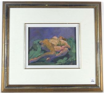 Untitled: Female Nude - Michael Warren-darley