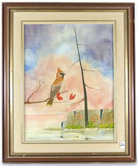 Untitled: The Lone Cardinal - J. A. Buchanan