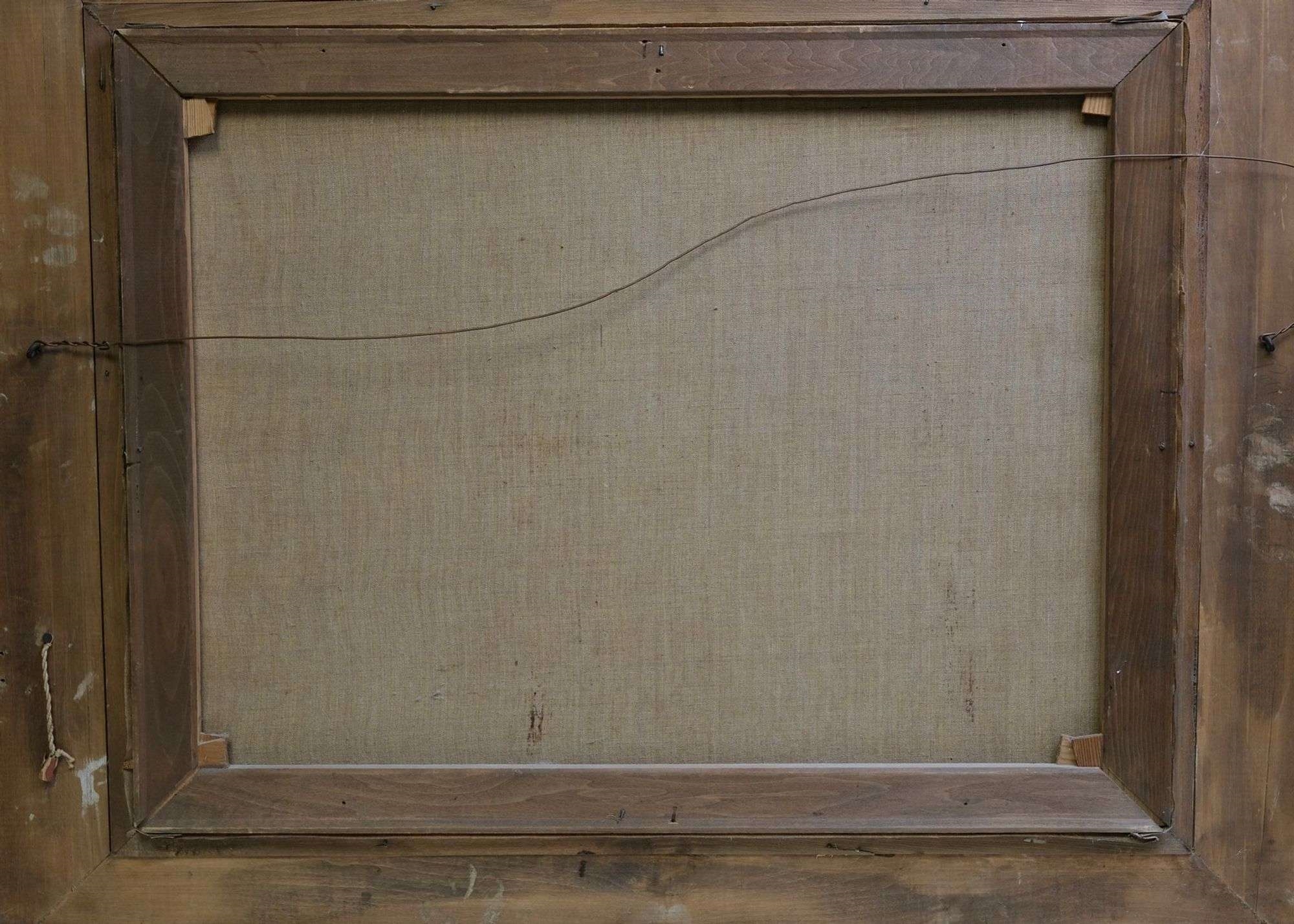 Artwork by Leon Mignard, Figures in a Salon, Made of oil on canvas