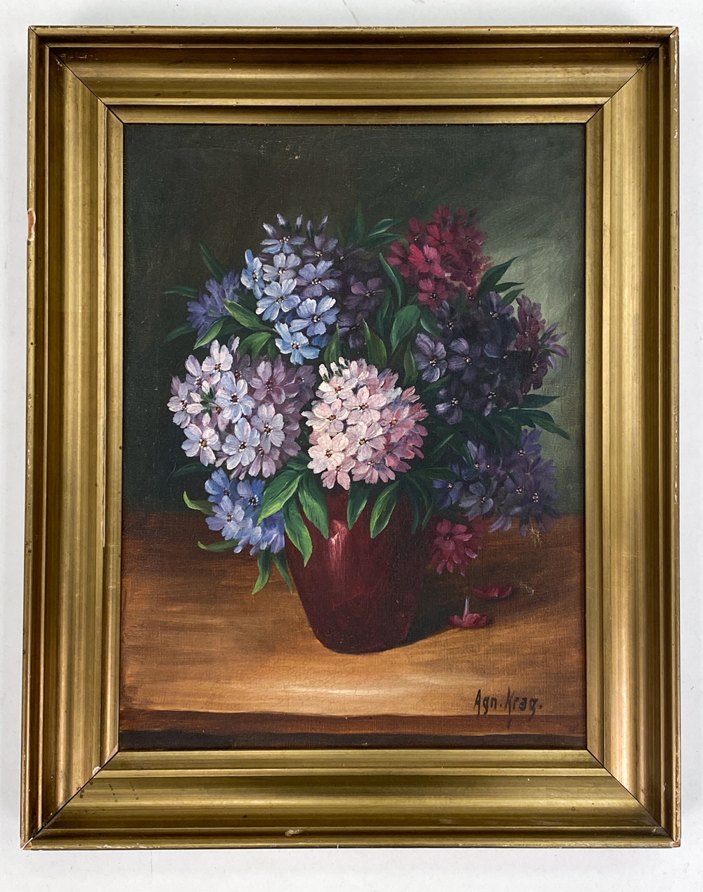 Artwork by Agnes Krag, STILL LIFE O/C, Made of oil on canvas