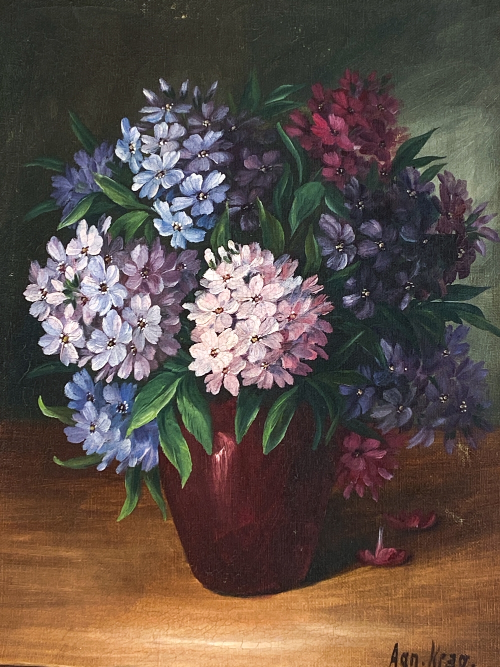 Artwork by Agnes Krag, STILL LIFE O/C, Made of oil on canvas