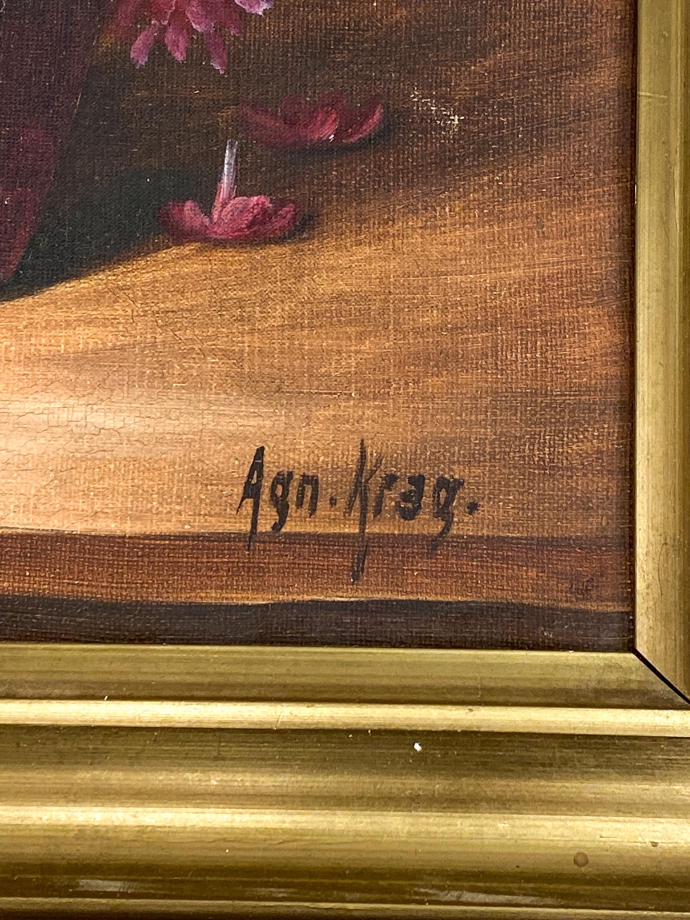 Artwork by Agnes Krag, STILL LIFE O/C, Made of oil on canvas