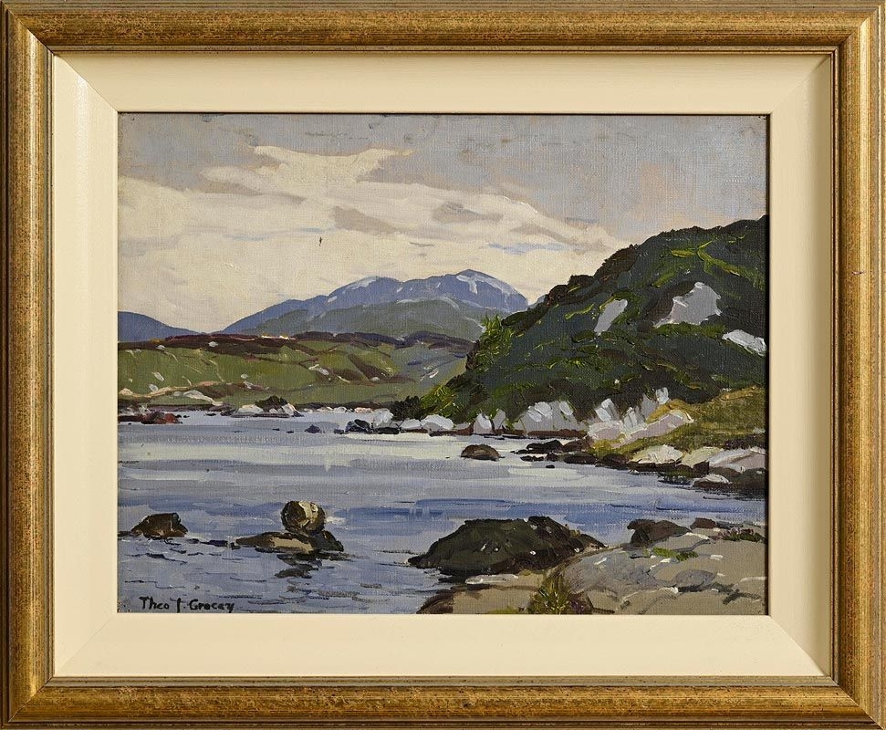 Artwork by Theodore James Gracey, Connemara Landscape, Made of oil on canvas