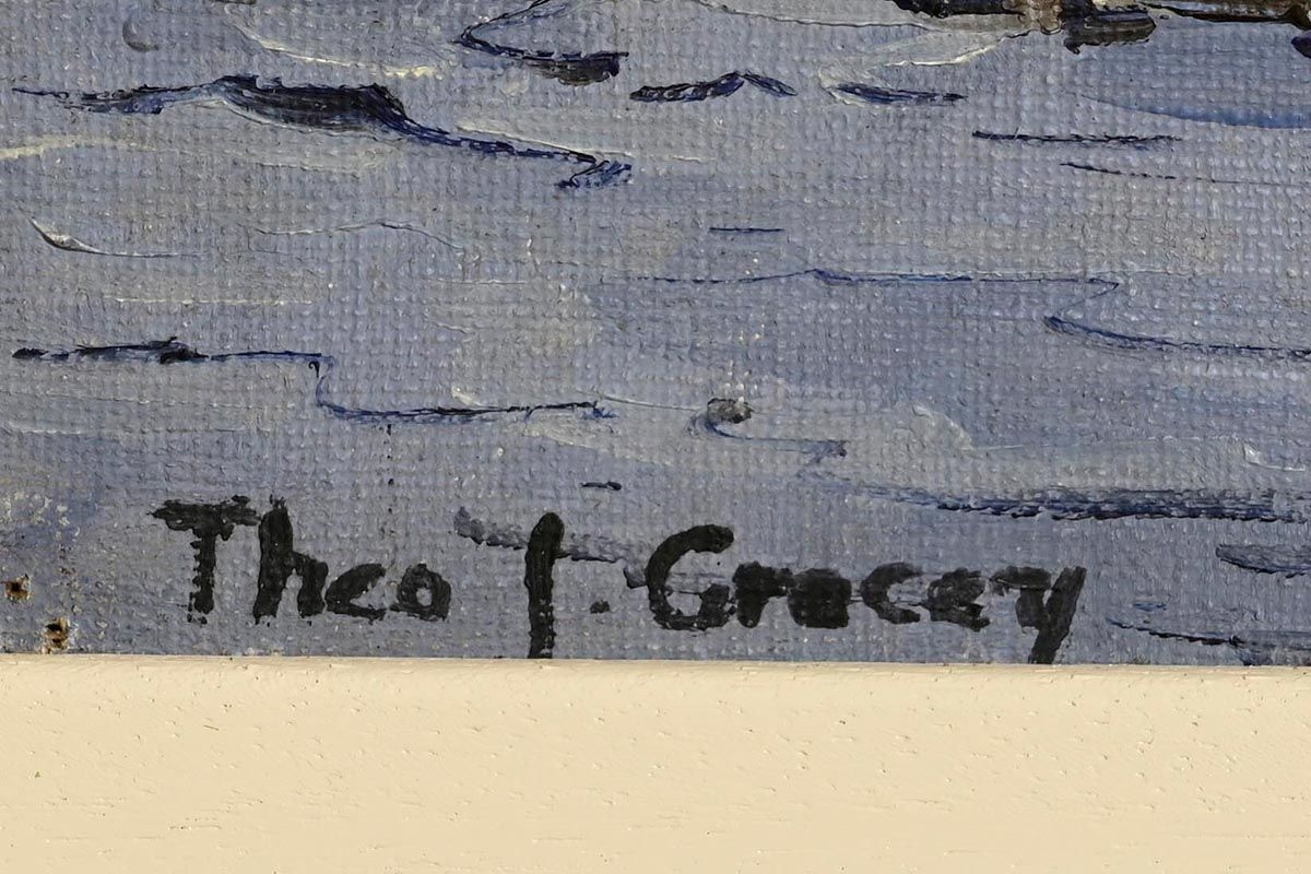 Artwork by Theodore James Gracey, Connemara Landscape, Made of oil on canvas