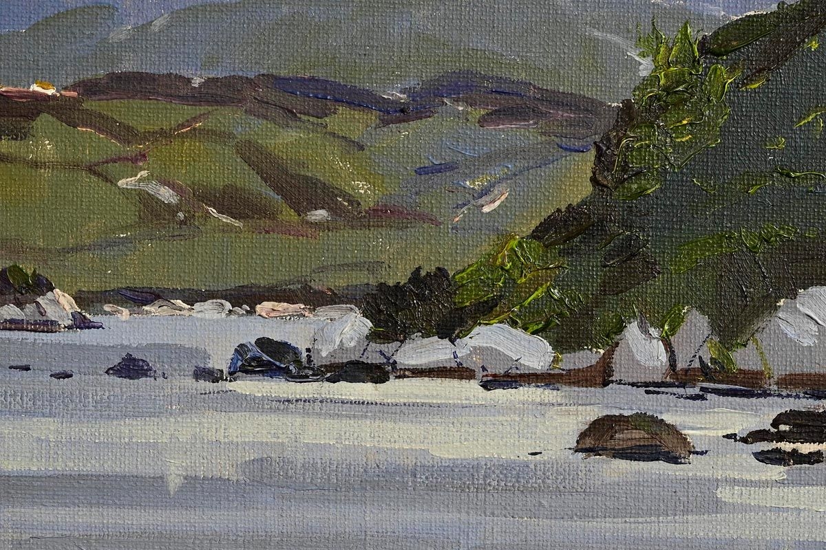 Artwork by Theodore James Gracey, Connemara Landscape, Made of oil on canvas