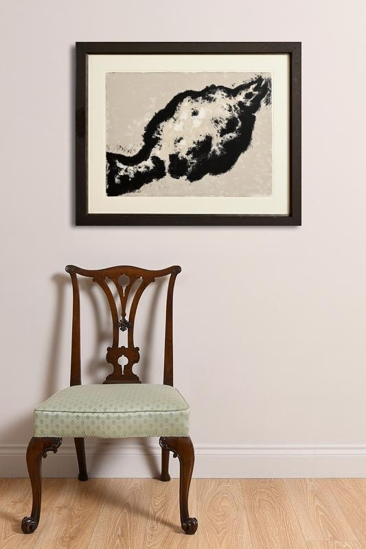 Artwork by Zhang Fang Bai, Fish, Made of limited edition carborundum lithograph - numbered 8 from an edition of 49