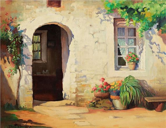 Courtyard Archway by Robert Chailloux