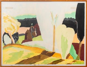 Abstract Landscape Scene - Paul Narkiewicz