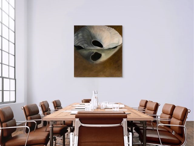 Artwork by Dozier Bell, Large Shell, Made of Oil on canvas