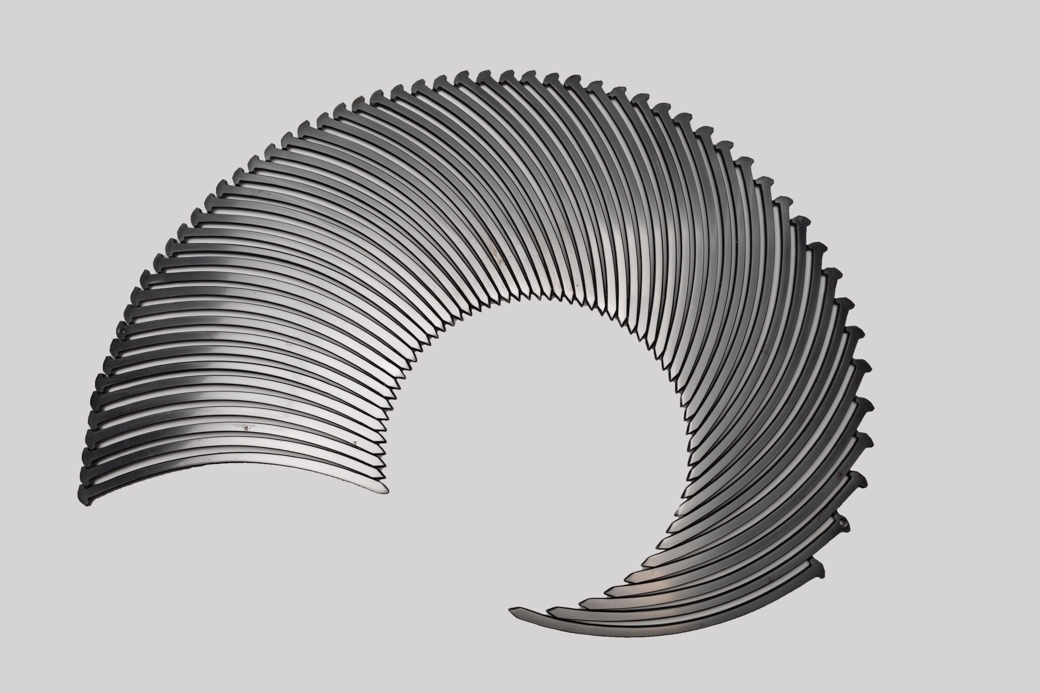 Artwork by John Bisbee, Nautilus, Made of Welded steel