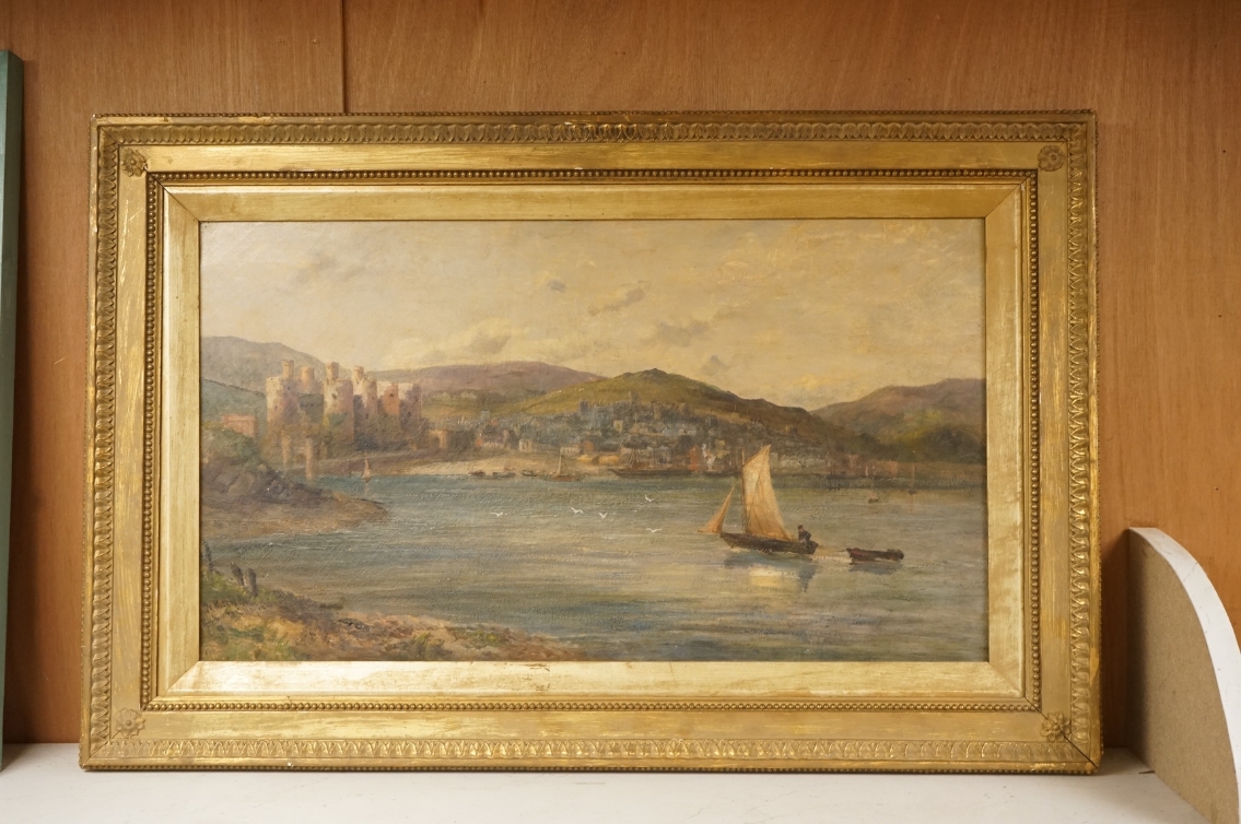 George Hayes | British port scene with boats | MutualArt