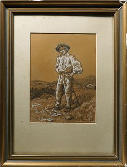 Muž s dýmkou - Vilém Topinka