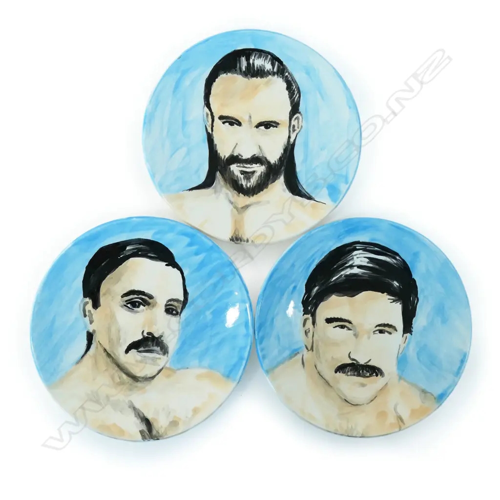 Mark Rayner | Three Mark Rayner plates (2015) | MutualArt