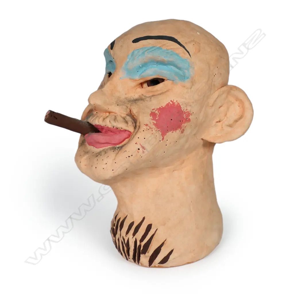 Mark Rayner | A Mark Rayner pottery bust | MutualArt