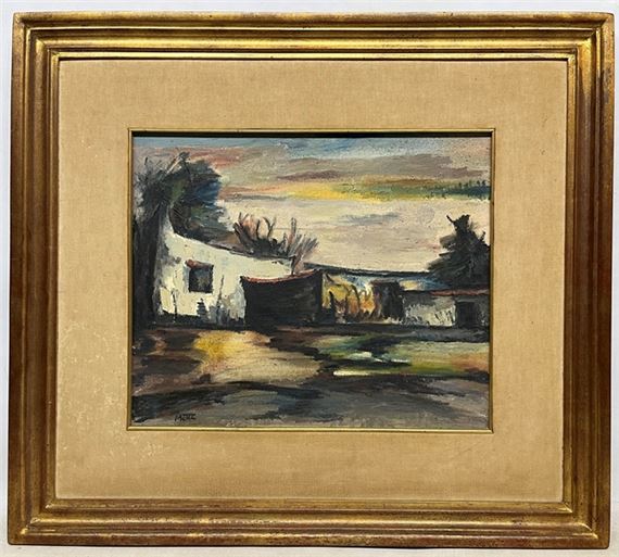 Casa y paisaje by Casimiro Motta