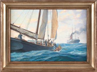 Retrieving the Pilot, 1887 - William G. Muller