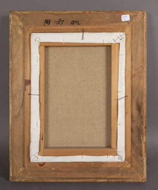 Artwork by J.P. Meyer, Bouquet of flowers in a vase, Made of Oil on canvas