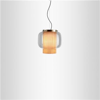 A large Parachilna Manila suspension lamp - Sebastian Herkner