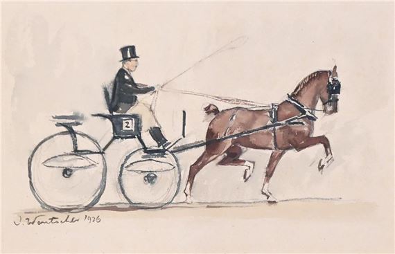 (GROUP OF 4 ARTWORKS DATING FROM 1926 - 1989) - Julius Wentscher, Jr.