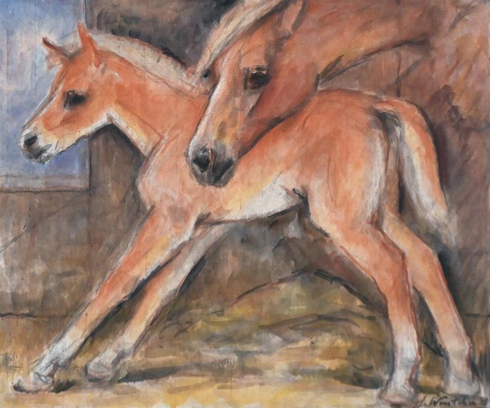 Artwork by Julius Wentscher, Jr., (GROUP OF 4 ARTWORKS DATING FROM 1926 - 1989), Made of INK ON PAPER