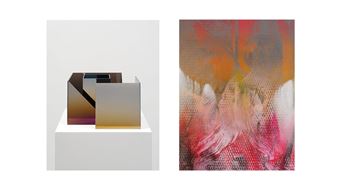 Larry Bell & Liam Everett: The Field - Galerie Kamel Mennour, Paris (rue du Pont de Lodi)