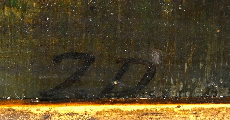 Artwork by Jules Dupré, Animated lake scene, Made of Oil on panel