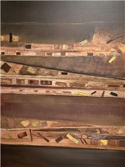 Abstract Mixed Media On Canvas - Charles Chapel Judson