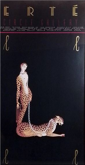 Erté | Vintage 1988 Erté Circle Gallery Print (1988) | MutualArt