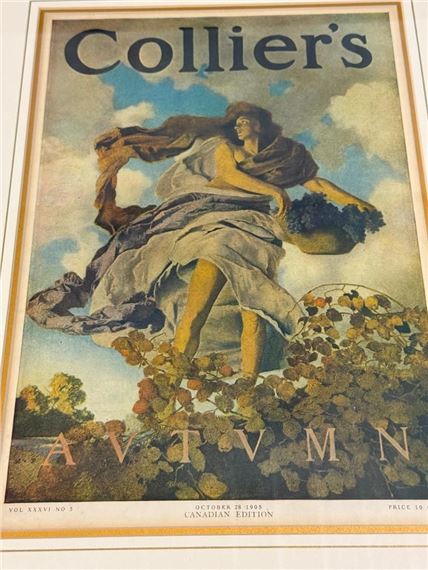 October 28 1905 Collier's Magazine Cover "Autumn"