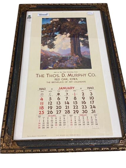 Thy Woods and Templed Hills by Maxfield Parrish, 1942