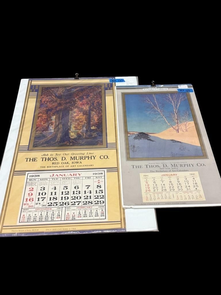Artwork by Maxfield Parrish, Salesman Sample Calendars, Made of Salesman Sample Calendars