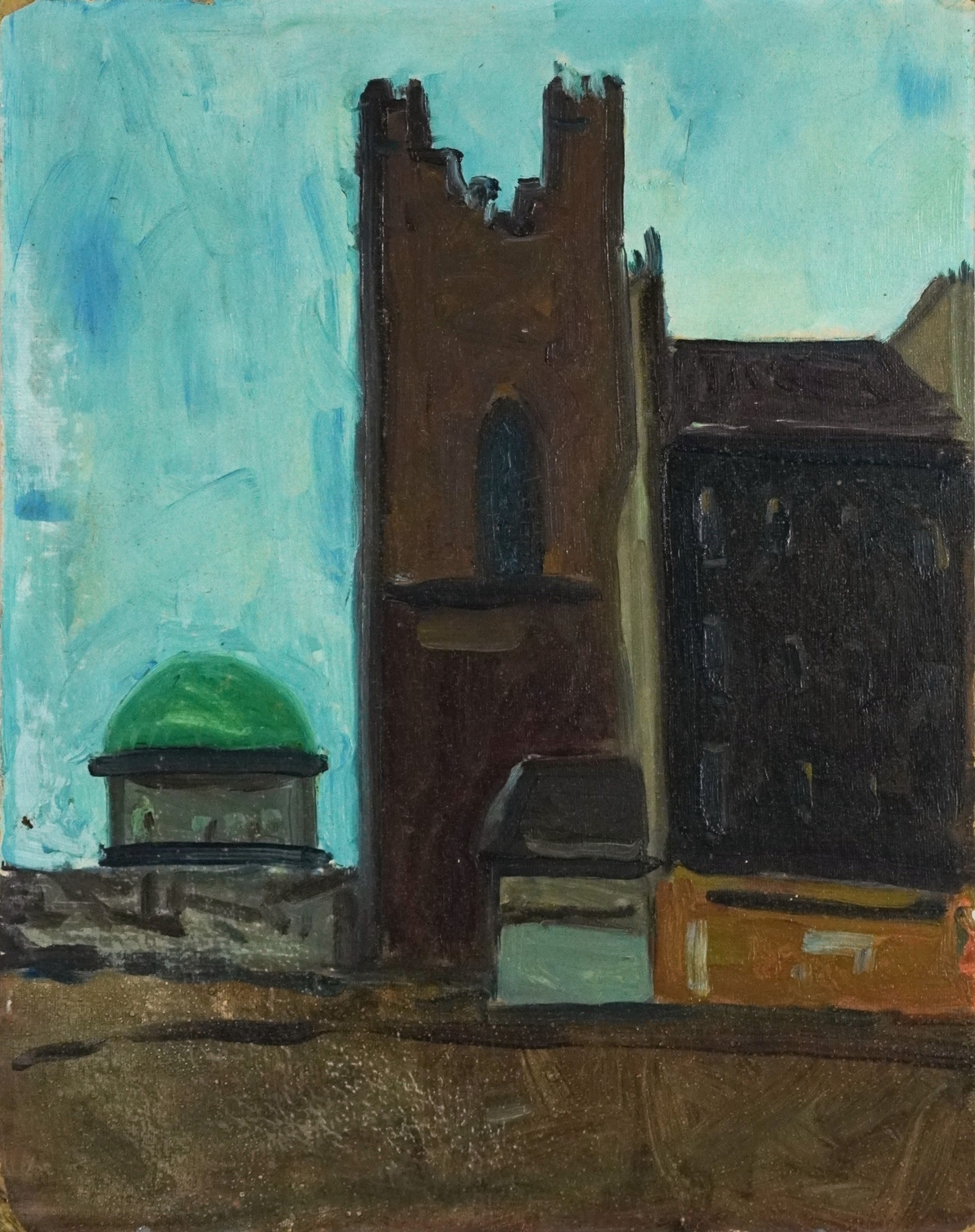 Clifford Hall | Abstract church | MutualArt