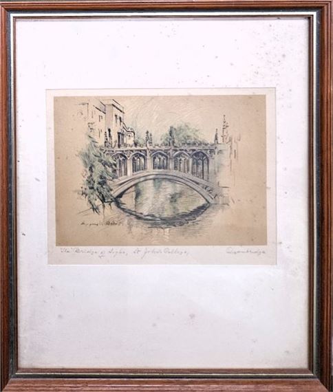 The Bridge of Sigh, St John's College by Marjorie Bates