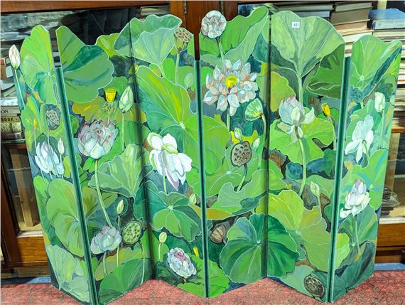 Six fold screen - Elaine Wreford