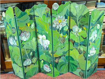 Six fold screen - Elaine Wreford