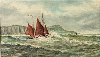 Sailing the Rough Seas - Frederick Dawson