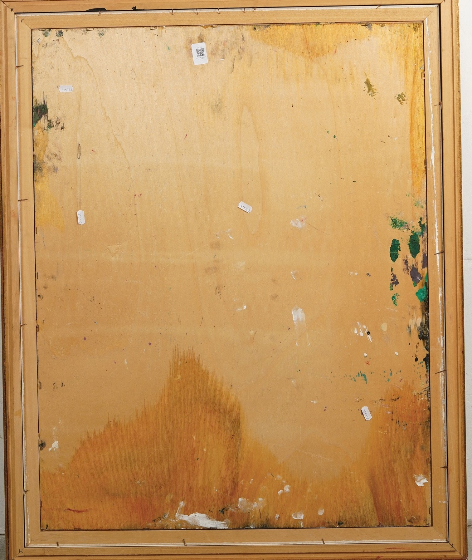 Artwork by Maurilio Colombini, Uomo con toro, Made of oil on canvas