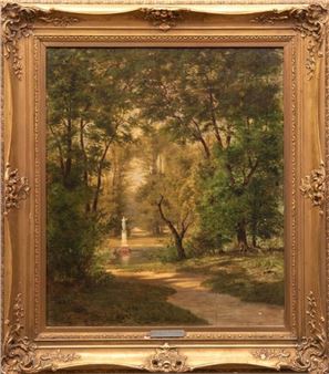 Sommerliche Parklandschaft - Karl Friedrich Sommer