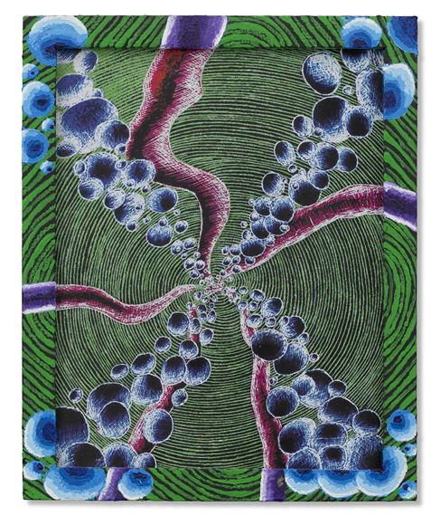 Colorful Psychedelic Swirl by Nick Byron, Executed in 2023