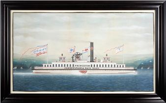 The Steamboat Ferry Princeton , 1880 - James Bard