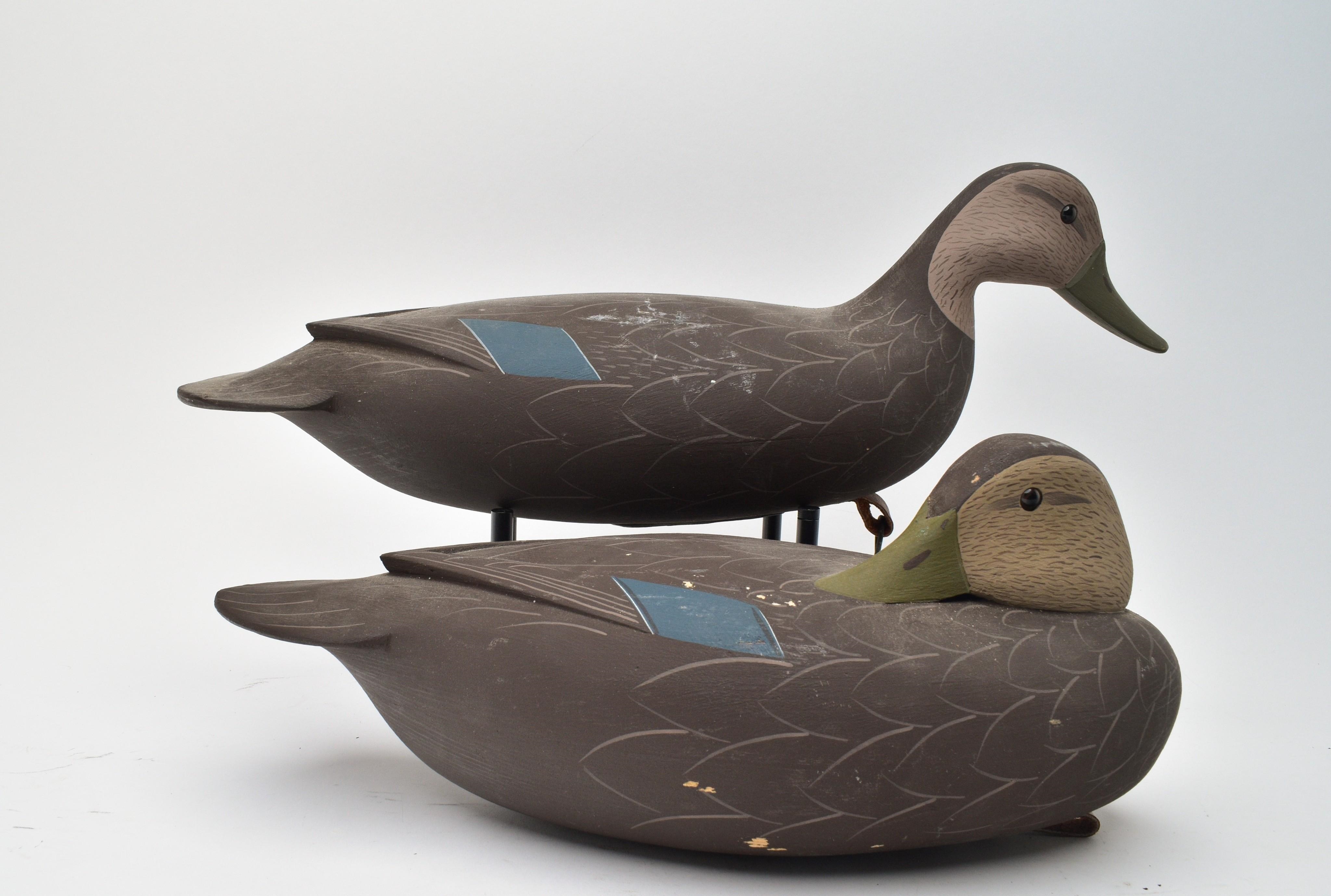 George Strunk | Early pair of black ducks | MutualArt