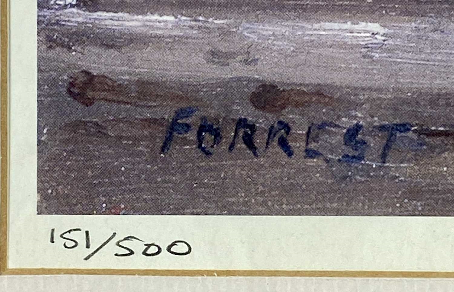 Artwork by Edwin Vincent Forrest, Looking for Crabs - Low Tide, Penmaenmawr, Made of colour print